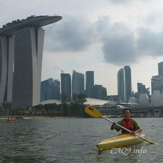 Kayaking in Marina Bay, Singapore